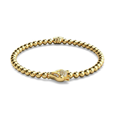 renarde | Or 18 carats | Bracelet Renard Cristal